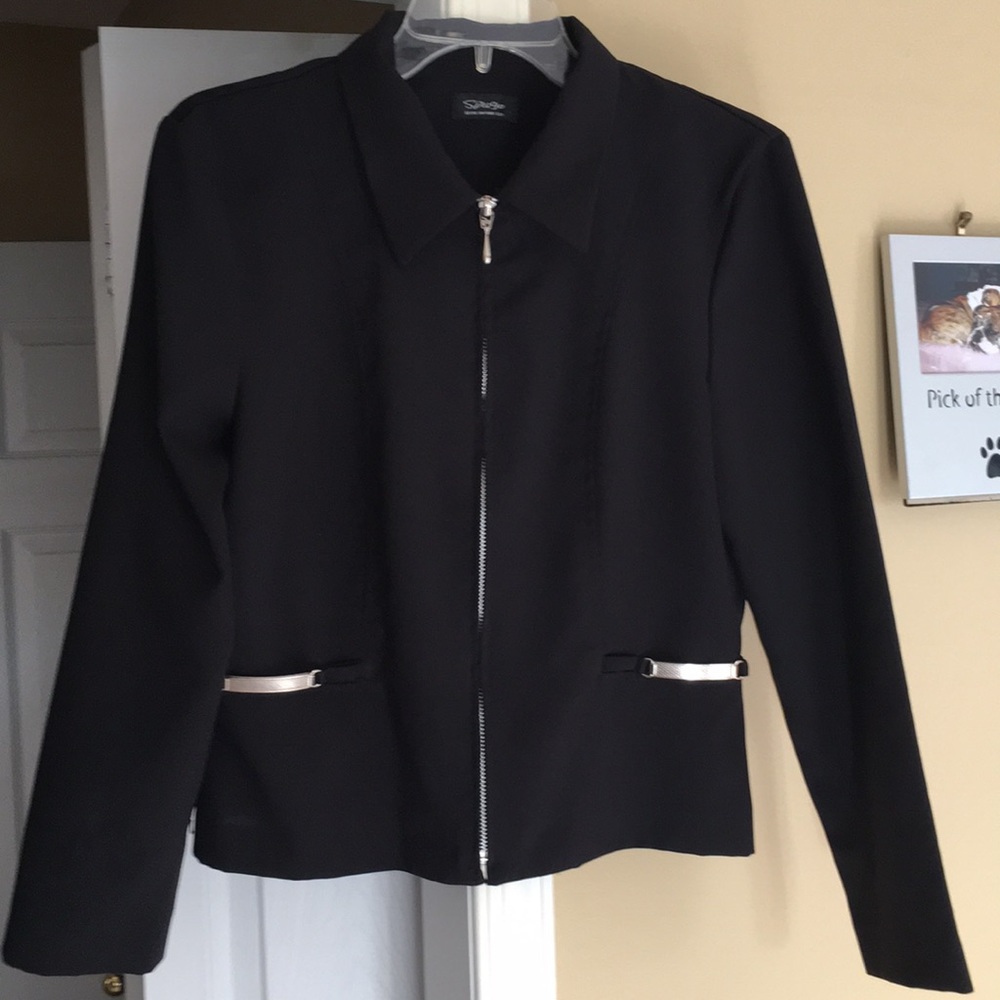 Black short jacket